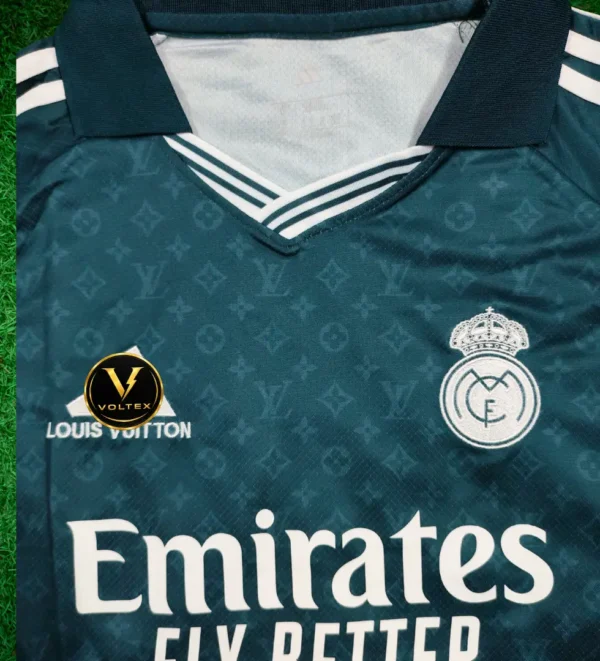 156 Real Madrid x Louis Vuitton Green Master Version Jersey