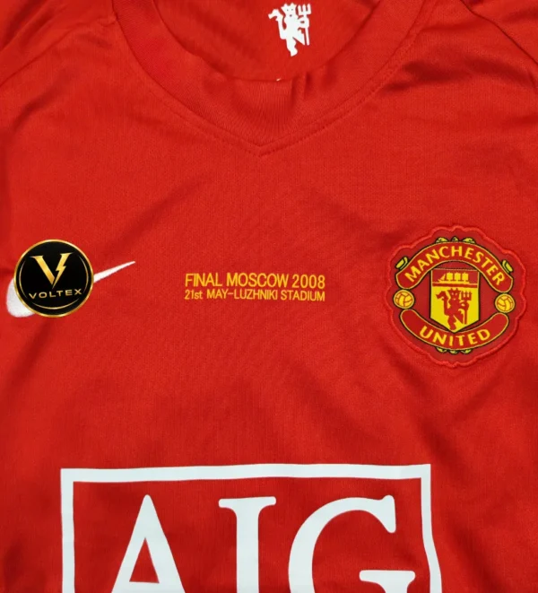 167 Manchester United Home 2007-08 Fan Version Jersey