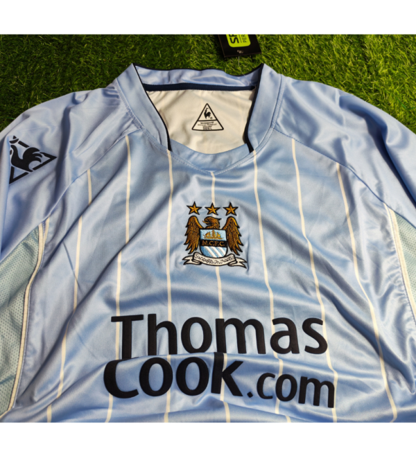 21 Manchester City Home 2007-08 Authentic Retro Jersey