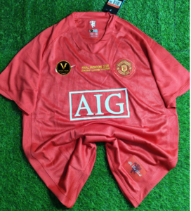 Manchester United Home 2007-08 Authentic Retro Jersey