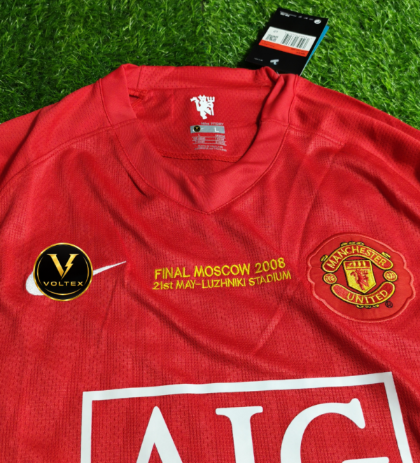24 Manchester United Home 2007-08 Authentic Retro Jersey