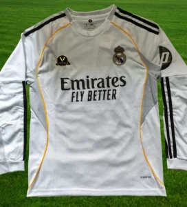 Real Madrid Home 25-26 Full Sleeves Master Version Jersey