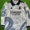 36-1 Real Madrid White Dragon Edition Full Sleeves Fan Version Jersey
