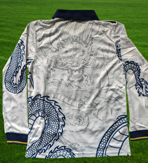 38-1 Real Madrid White Dragon Edition Full Sleeves Fan Version Jersey