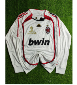 AC Milan Away 2007-8 Full Sleeves Authentic Retro