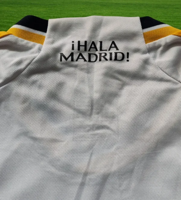 42-1 Real Madrid Home 23-24 Full Sleeves Fan Version Jersey