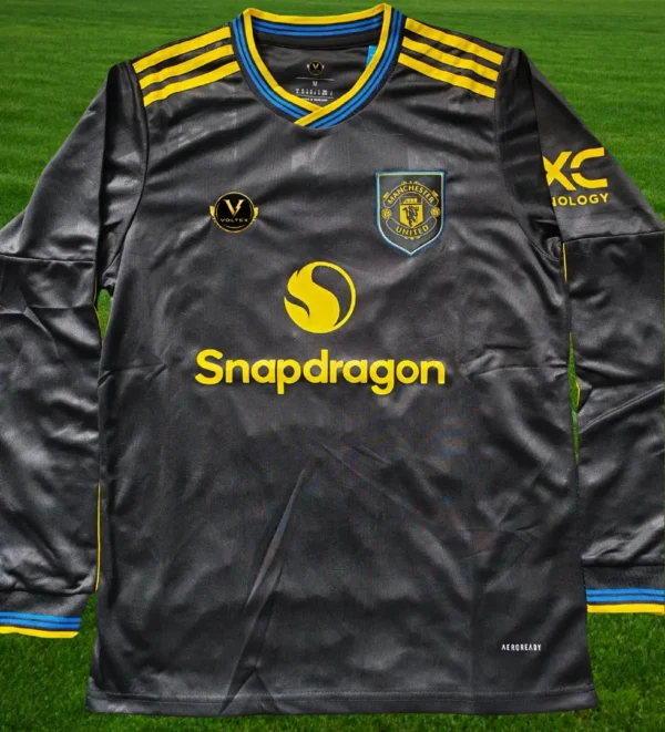 46-1 Manchester United Third 25-26 Full Sleeves Fan Version Jersey