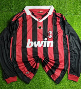 AC Milan Home 2009-10 Full Sleeves Authentic Retro Jersey
