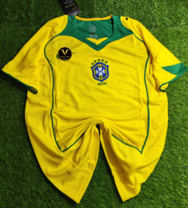 Brazil Home 2004 Authentic Retro Jersey