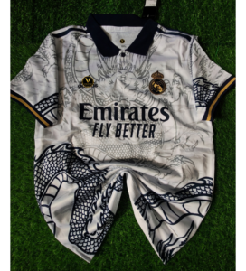 Real Madrid White Dragon Edition Fan Version Jersey