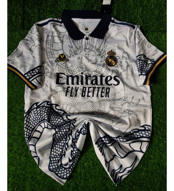 66 Real Madrid White Dragon Edition Fan Version Jersey