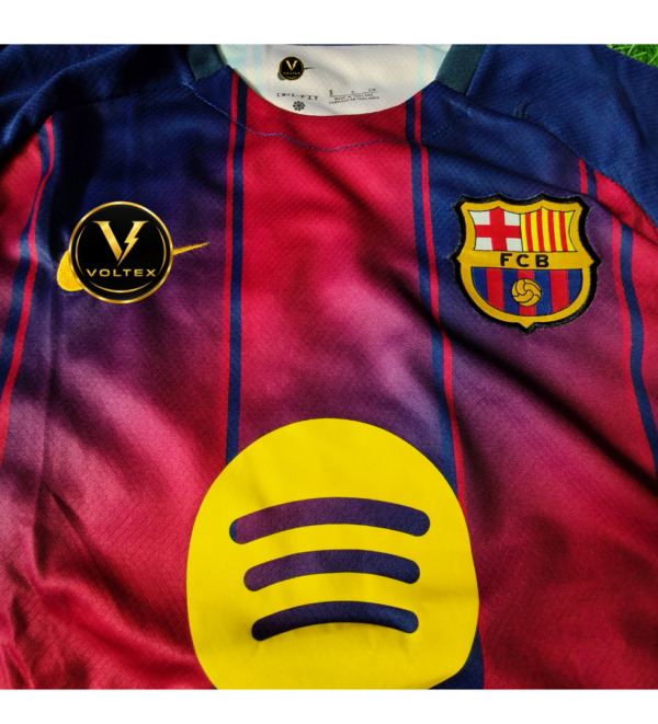 76 Barcelona Home 25–26 Full Sleeves Fan Version Jersey