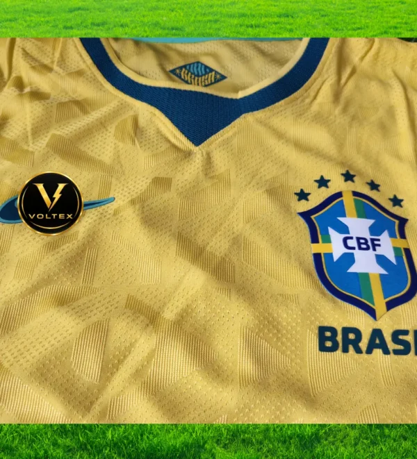 89 Brazil Home 26 Player Version Jersey