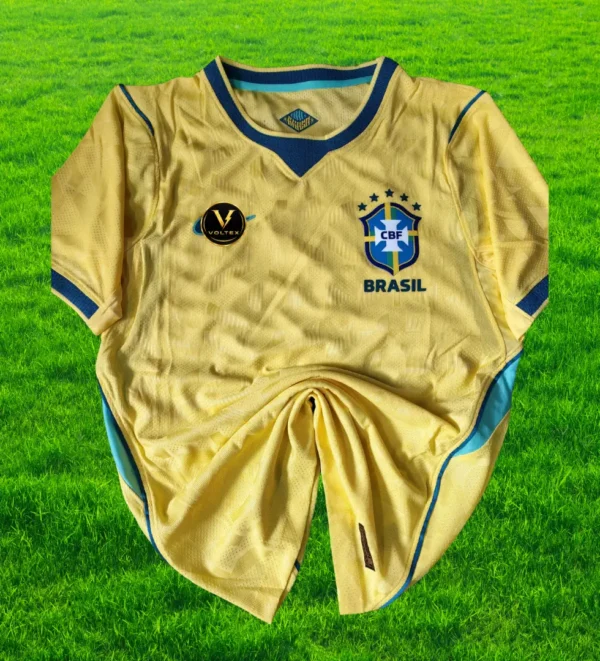 90 Brazil Home 26 Player Version Jersey