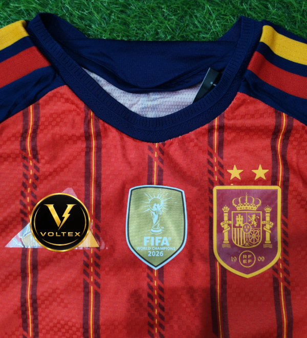 2 Spain Home 26 Player Version Jersey