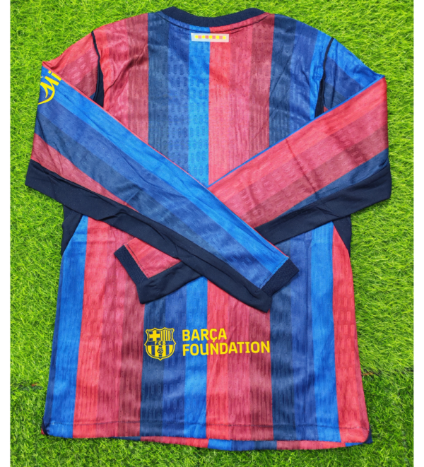 35 Barcelona Home 26-27 Full Sleeves Player Version Jersey