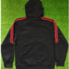 Liverpool Black Cotton Fleece Zipper Hoodie