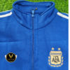 Argentina Two Star Blue Cotton Fleece Zipper