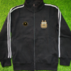 Argentina Two Star Black Cotton Fleece Zipper