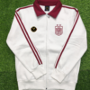 Spain Away 26 White Cotton Fleece Zipper