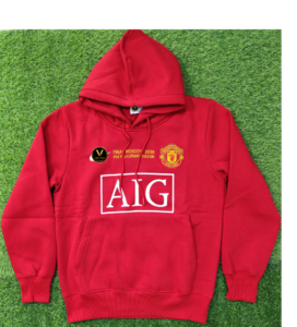 Manchester United Home 2008 Cotton Fleece Hoodie