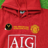 39 Manchester United Home 2008 Cotton Fleece Hoodie