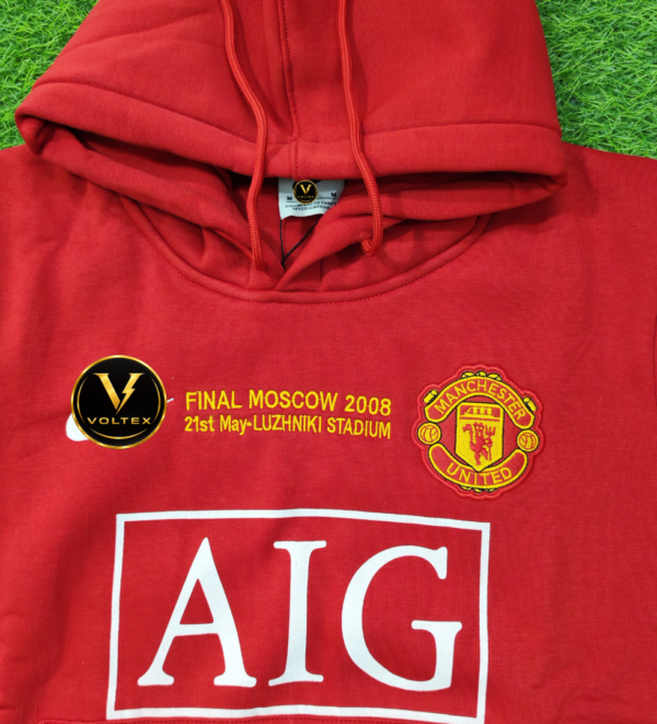39 Manchester United Home 2008 Cotton Fleece Hoodie