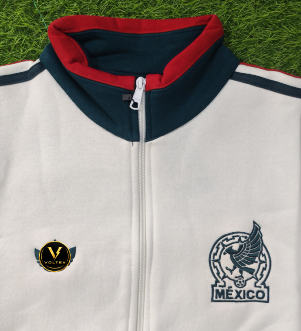 Mexico Away 26 Off-White Cotton Fleece Zipper
