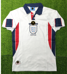 England Home 1998 Vintage Authentic Retro Jersey