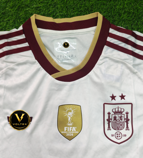 8 Spain Away 26 Full Sleeves Master Version Jersey